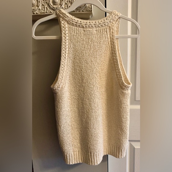 J. Crew Women's Sleeveless Cream Sweater NWT - SZ S - Picture 6 of 7